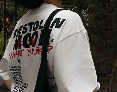 THESTOLEN MOON White oversized Tshirt_img_3