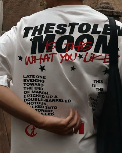 THESTOLEN MOON White oversized Tshirt_img_1