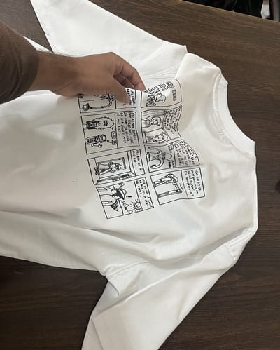 Comic oversized t-shirt 200 GSM_img_4