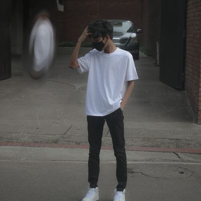 Solid white oversized t-shirt_img_1