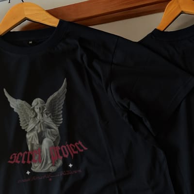 secret project Black oversized t-shirt_img_0