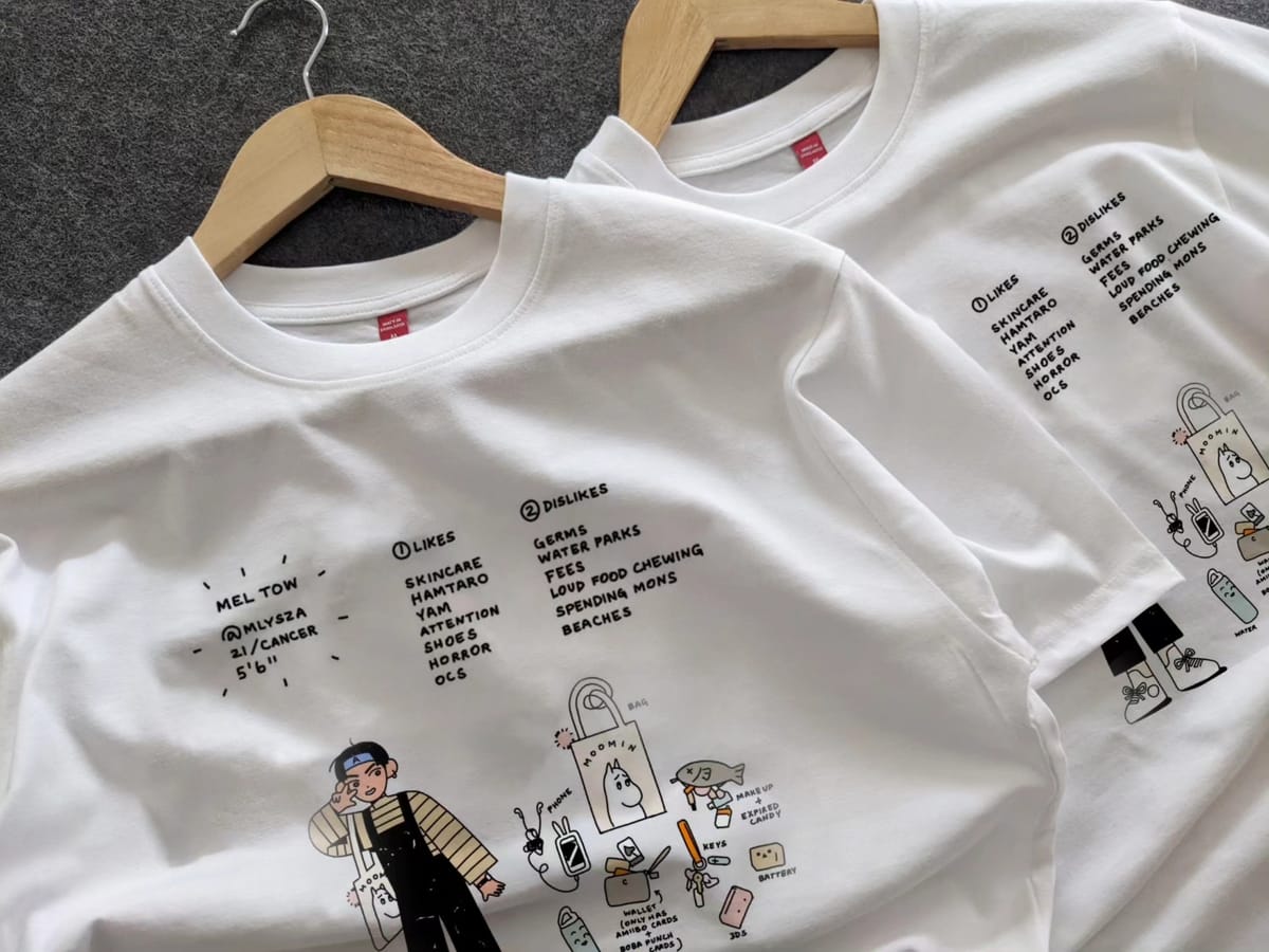 Mel-Tow white oversized t-shirt