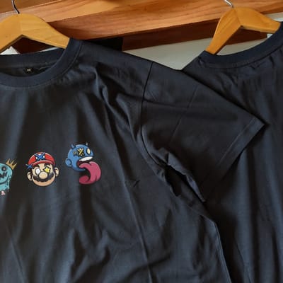Super Mario black oversized t-shirt_img_0