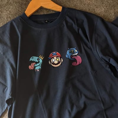 Super Mario black oversized t-shirt_img_2
