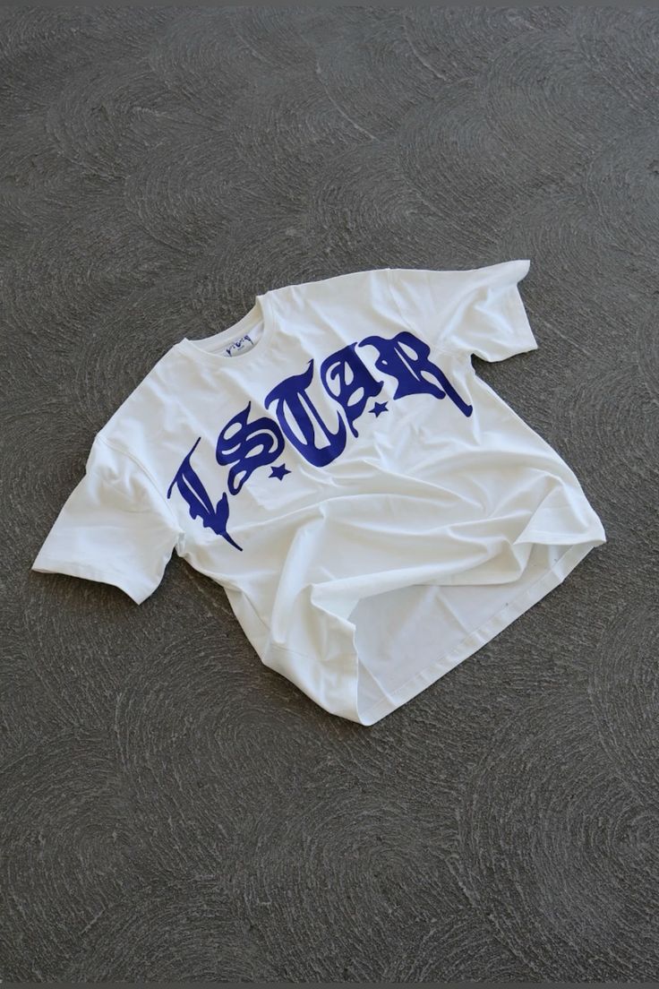 LSDR White oversized tshirt - dropshoulder
