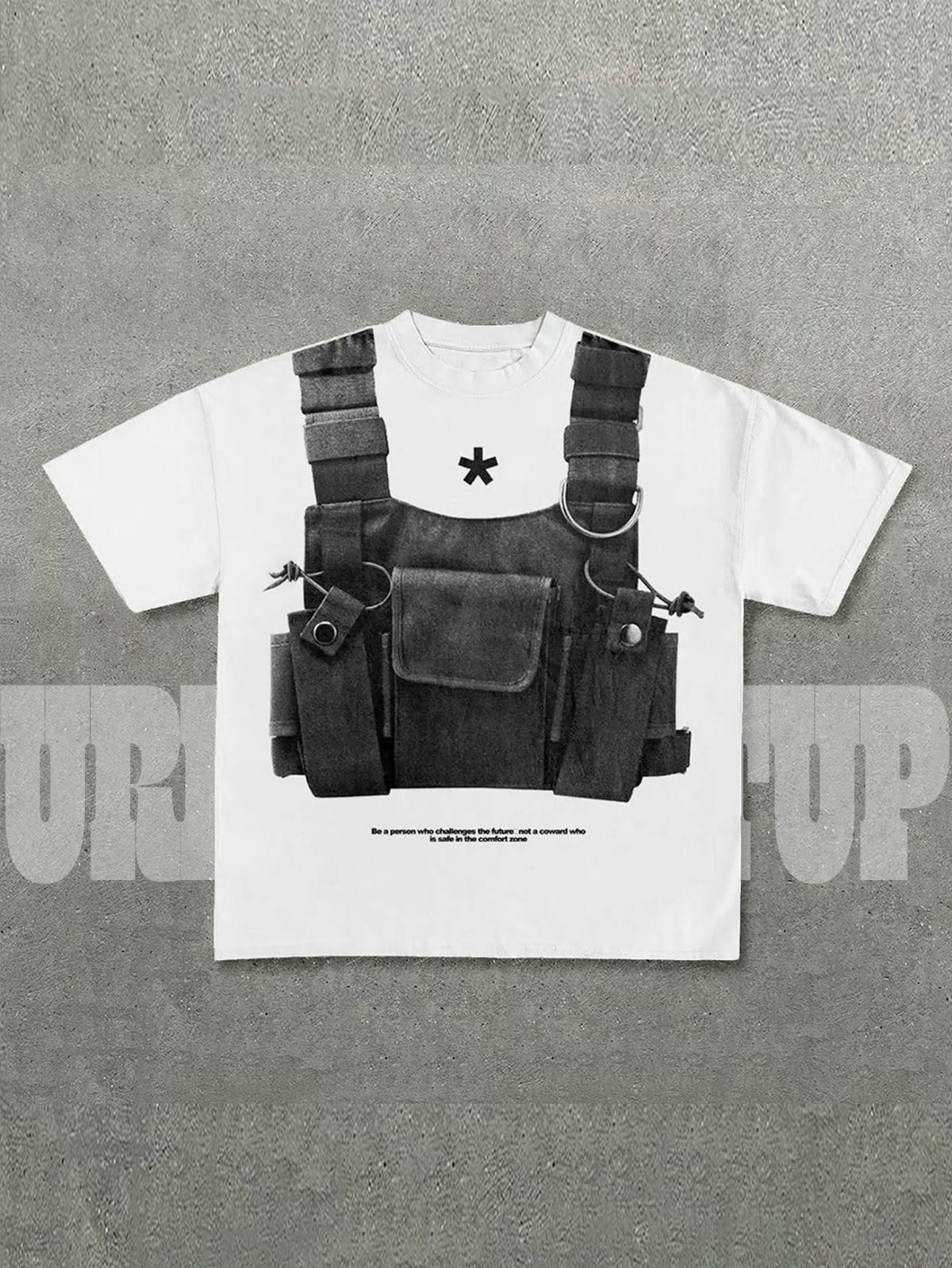 Premium Bag print Oversized t-shirt
